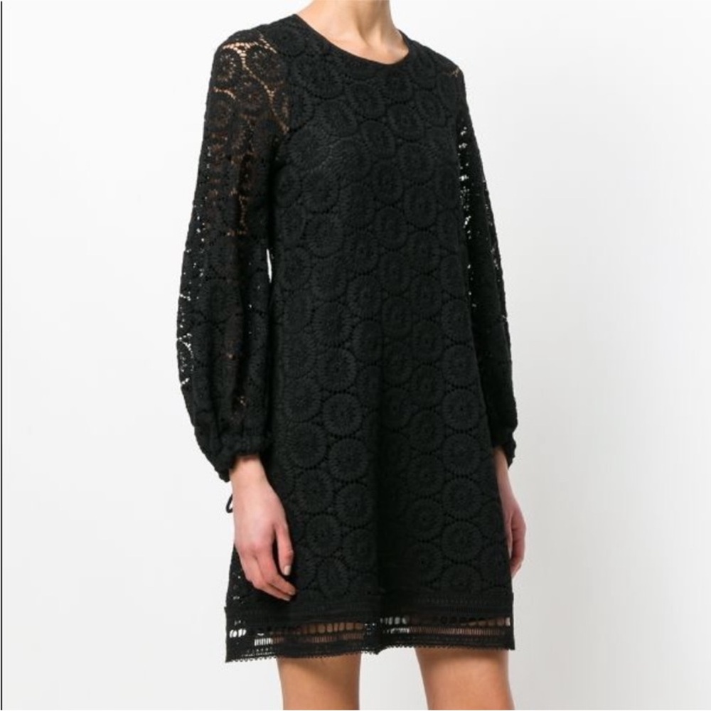See by Chloe Black eyelet Dress
